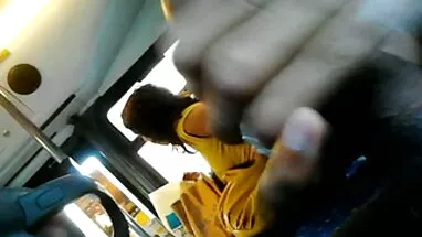 Cum otobüste gizli çekim ağız geniş,